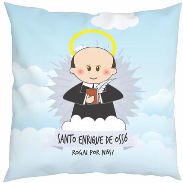 Imagem de Almofada Com Enchimento Oração Santinhos Santo Enrique de Ossó - Core 