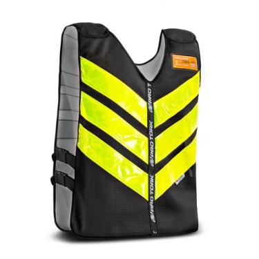 Imagem de Colete Refletivo Moto Boy Mototáxi Inmetro Transito Obras - Pro Tork, 