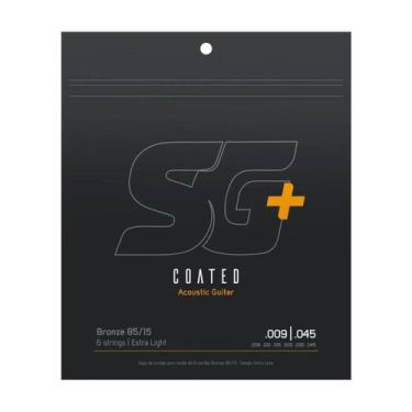 Imagem de Encordoamento para violão sg 6684c revestido 009 aço bronze 85 15 0.09