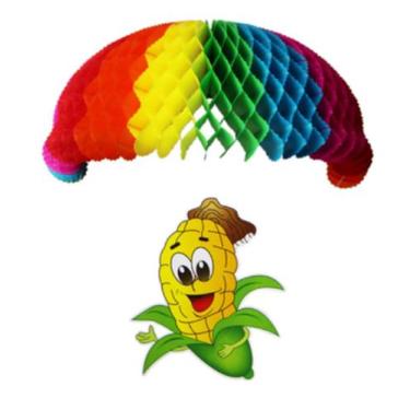 Imagem de Enfeite Paraquedas Junino Q72030 - NOVAMIX