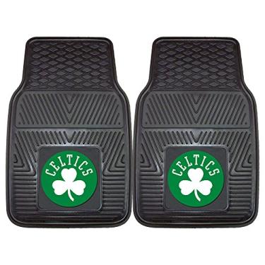 Imagem de FANMATS - Tapete de carro de vinil resistente NBA Boston Celtics 9209 45,72 cm x 68,58 cm