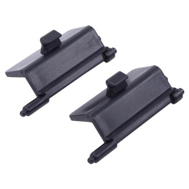 Imagem de MOTOKU Trava de porta de console central de 2 peças para Chevrolet Corvette 2005-2013 trava de tampa de apoio de braço