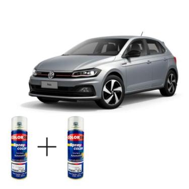 Imagem de Spray automotivo prata sirius vw + verniz spray 300ml - Sherwin Willia
