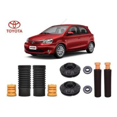 Imagem de 4 Kit Do Amortecedor Coxim Batente Rolamento Dianteiro - Auto Flex
