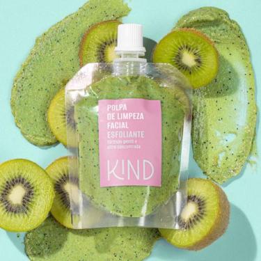 Imagem de Sabonete Kind Polpa de Limpeza Facial Esfoliante 80g Extrato de Kiwi A