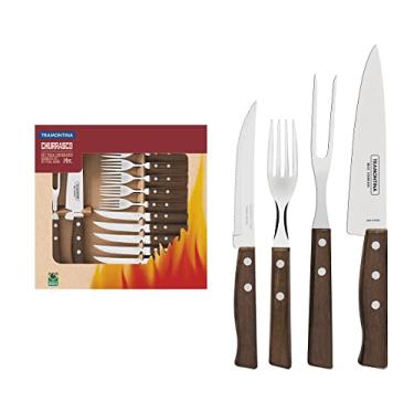 Imagem de Kit Para Churrasco 14 Peças, Tramontina, 22299011, Natural