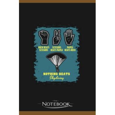 Imagem de Notebook: Skydiving Skydive Skydiver Parachuting Gift: Notebook, Composition book, Exercise book, Journal, Diary, School 120 Pages 6 x 9 inches