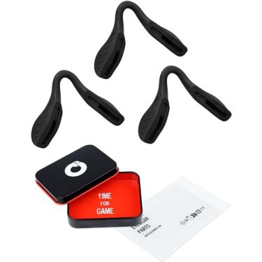 Imagem de OWORK 3 pares de protetores de nariz para óculos de sol de silicone ultra macio para Oakley Radar Path/Radar Pitch/Radar Range/Radar Edge OO9184, kit de reposição para óculos antiderrapantes push-in