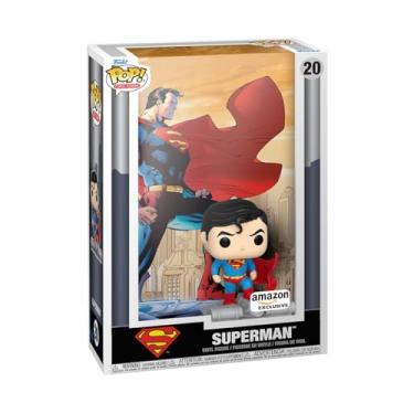 Imagem de Funko Capa Pop Comic: DC - Superman 85th Anniversary - DC Comics - Exclusivo da Amazon - Boneco de vinil colecionável - Ideia de presente - Mercadoria oficial - Brinquedos para crianças e adultos