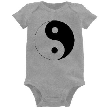 Imagem de Body Bebê Yin-Yang - Foca na Moda, Cinza, G