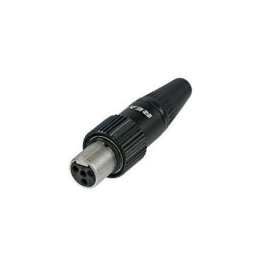 Imagem de Conector mini xlr femea rean by neutrik 4 pinos rt4fct rosca