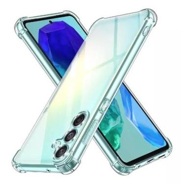 Imagem de Capa Capinha Anti Impacto Transparente e Película 3D Para Samsung M35 