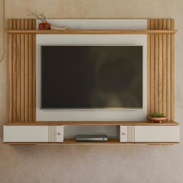 Imagem de Painel Suspenso 180 Cm 2 Portas Den 8700 Off White Nature Plla