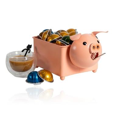 Imagem de Made Easy Kit Organizador de cápsulas de café compatível com Nespresso Vertuo e Original – Suporte de escultura de bancada estilo cesta para café bar, estação de canto e área de descanso de escritório