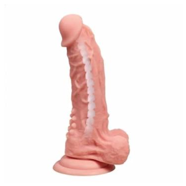 Imagem de Cinta Peniana Ajustável Com Prótese Articulável Brinquedo Erótico Prazer a Dois Satisfação Fetiches