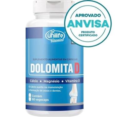 Imagem de Dolomita D – Cálcio + Magnésio + Vitamina D – 60 Cápsulas de 950mg – GREENORA