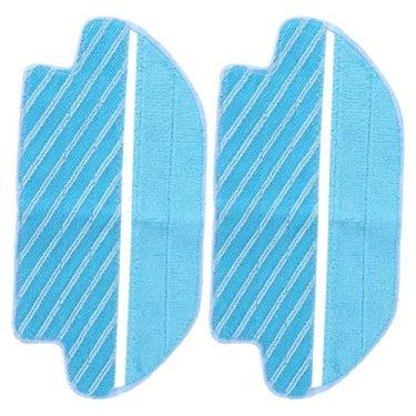 Imagem de Mop Panos Mop Almofadas Mop Substituição 2pcs Alta Resistência Material Forte Absorção De Água Fit para Conga 3490 Aspirador Robótico