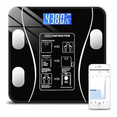 Imagem de Balança Corporal Digital De Bioimpedância domestica 180kg Bluetooth - 