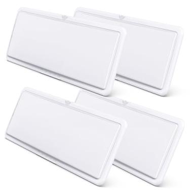 Imagem de Leisure LED Luminária De Teto Led Para Rv, 21" X 8", Luminária De 2000 Lúmens Com Interruptor De Dimmer Sensível Ao Toque, Iluminação Interna Para Carro/Rv/Trailer/Campista/Barco, Cc 12V, Branco Na