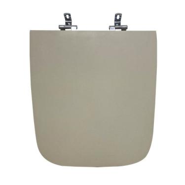 Imagem de Assento Sanitário Poliéster Para Louça Boss (incepa) Super Luxo Cromado Bege Fosco