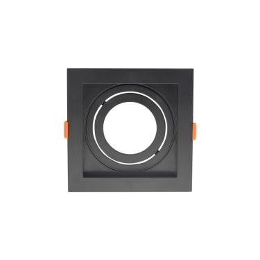 Imagem de Spot De Embutir Recuado Blumenau Clean Para Lâmpada Par 20 E27 Quadrado Bivolt Preto