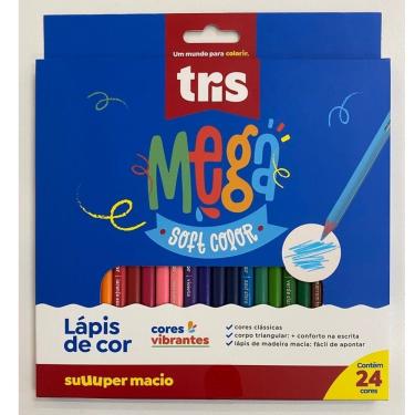 Imagem de Lápis De Cor ? Tris ? Mega Soft Color ? 24 Cores 678252