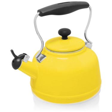 Imagem de Chaleira de Chá 1.7L com Apito, Aço Inoxidável, CHANTAL 37 VINT YC, Amarelo
