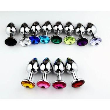 Imagem de Plug Anal Joia P com Cristal Rosa Claro - Sexy Import