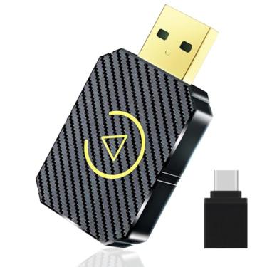 Imagem de elytronic Adaptador Carplay Sem Fio, Converte Conexão Com Fio De Fábrica Para Mini Pendrive Usb, Carro Plug & Play Carros 2016 E Ios 12+/Android 11+