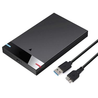 Imagem de HWAYO Disco Rígido Externo Portátil Ultrafino De 2,5'' E 500 Gb, Usb 3.0, Armazenamento Para Pc, Desktop, Laptop, Macbook, Chromebook, Xbox One