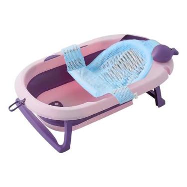 Imagem de Kit Banheira Infantil Com Termômetro E Rede Estabilizadora - Tibaby, A
