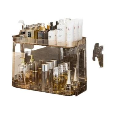 Imagem de Prateleira Organizadora De Banheiro De Acrílico Transparente De Grande