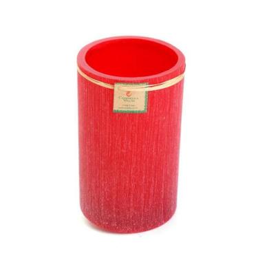 Imagem de Luminária Cilíndrica Vermelha 12x20 Cm - Candella