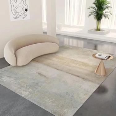 Imagem de Tapete grande para sala de estar, macio e confortável, decoração para quarto, sofá, mesa, tapete lavável (300x400 cm/sem fiapos - 10)