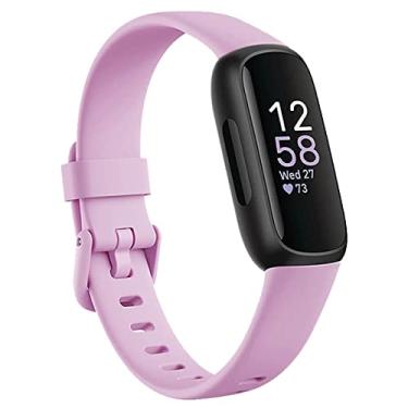 Imagem de Baaletc Compatível com Fitbit Inspire 3 pulseiras para homens e mulheres, pulseira esportiva de silicone macio para Inspire 3, pequena