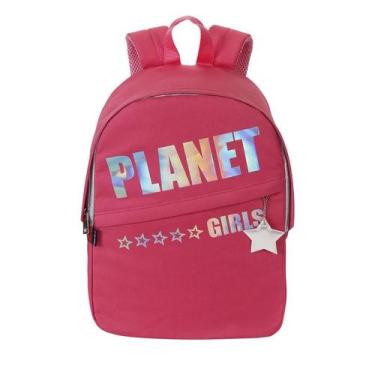 Imagem de Mochila Infantil Menina G - Planet Girls - Logo holográfico - DERMIWIL
