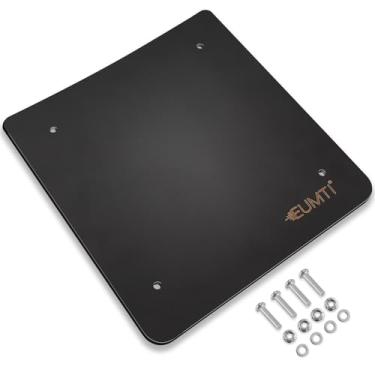 Imagem de Eumti Tour Pack Placa de base de metal, 2 mm de espessura, corte a laser, base de montagem interna, placa de reforço compatível com Harley Touring Rushmore Chopped King Tour Pak Razor Touring Pack 2014-2023