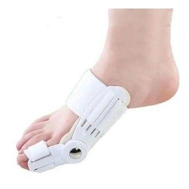 Imagem de 1 Corretor Protetor Ortopédico Articulado Para Joanete Cor Branco Tama