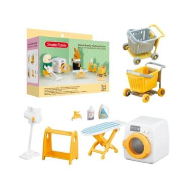 Imagem de Casa de Bonecas em Miniatura 1:12 - Cozinha, Mesa de Jantar e Acessóri