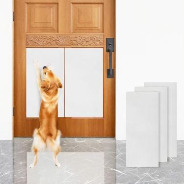 Imagem de 6 peças de papel de esmeril autoadesivo de substituição para unhas para animais de estimação, cabe na maioria dos cães, caixa de areia para gatos, faça você mesmo em lugares onde os animais de