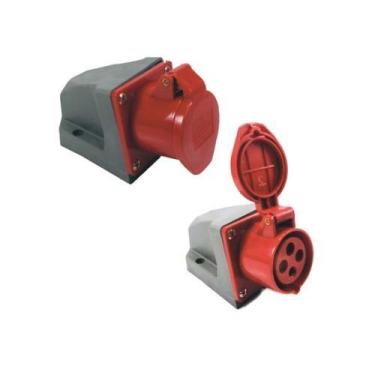 Imagem de Tomada Industrial Sobrepor 16A 3P+T 380V/440V - Soprano IP44 NBR IEC 6