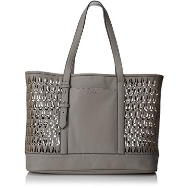 Imagem de Bolsa perfurada Sam Edleman Girls Club, Saffiano cinza, tamanho único