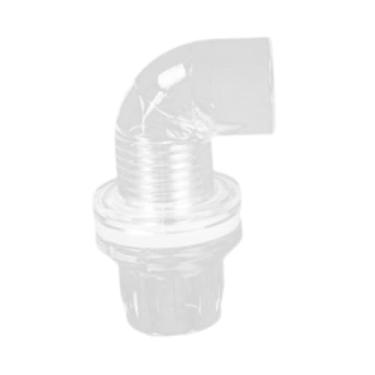 Imagem de ＡＷＨＡＯ Adaptador de mangueira de aquário, acessório de encanamento faça você mesmo, conversor de acrílico, conector de mangueira de água transparente à prova, Cotovelo de 16 Mm