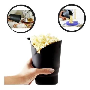 Imagem de Pipoqueira microondas panela muituso macarrao arroz em silicone retrat