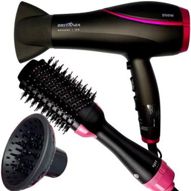 Imagem de Secador De Cabelo Britania 2100w Profissional Ion Ar Quente Frio Bs22 