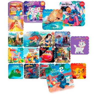 Imagem de Kit 20 Livros Minhas Primeiras Historias Disney Recortado Ilustrado Ca