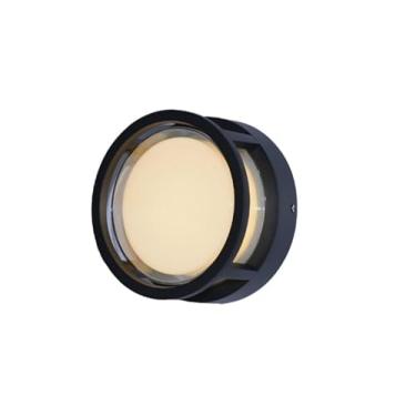 Imagem de Arandela Gelo Redonda LED 6W/12W IP65 Bivolt Interna e Externa Moderna e Resistente(6w)