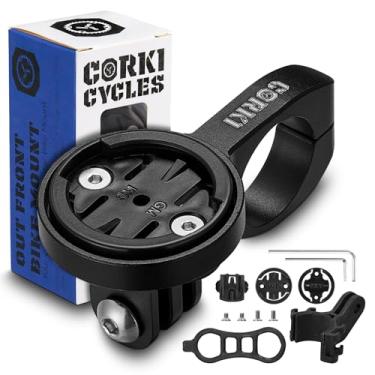 Imagem de CORKI Cycles TT Guidão Aerobars Ciclismo Computador Bicicleta Suporte para Garmin Wahoo Bryton Cateye