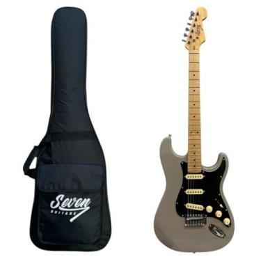 Imagem de Guitarra Strato Seven Sgt-207 GR Grey Cinza C/ Bag - Seven Guitars
