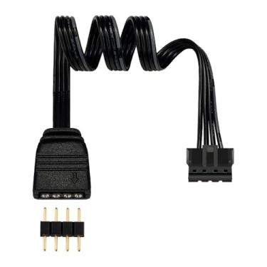 Imagem de ADAPTADOR PARA CONTROLADOR 6 PINOS, PORTAS LED1 LED2, CONECTOR 4 PINOS LED PARA 4 PINOS RGB 12V.
